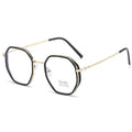 LiEr IA075JP Fashion NEW Wholesale Flat Mirror Metal Frame CE Certified UV400 Glasses Silicone Nose Pad Blue Light Blocking
