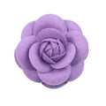 Wholesale 7.5cm Shoe Charms Fabric Flower Cloth Camellia Shoe Accessories Women Kids Shoe Charms