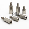 Wholesale Hexagonal Stud Spacer Pillars M2 M2.5 M3 M4 Nickel Plated Carbon Steel Male to Female Standoff Spacer