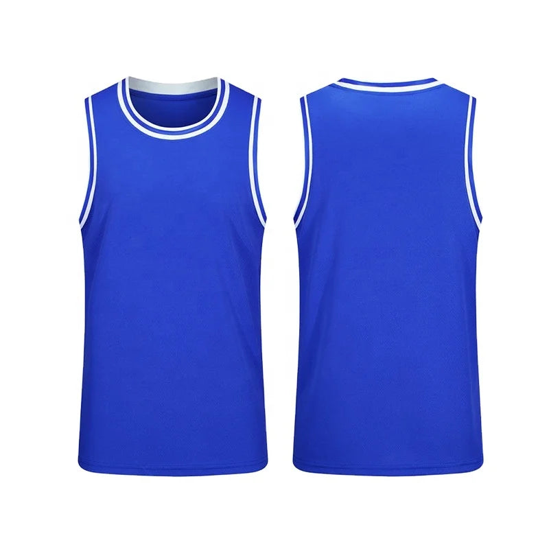 A296 Blank Basketball Uniforms Basketball Jersey Sublimation Embroidery Breathable Mesh Basketball Wear