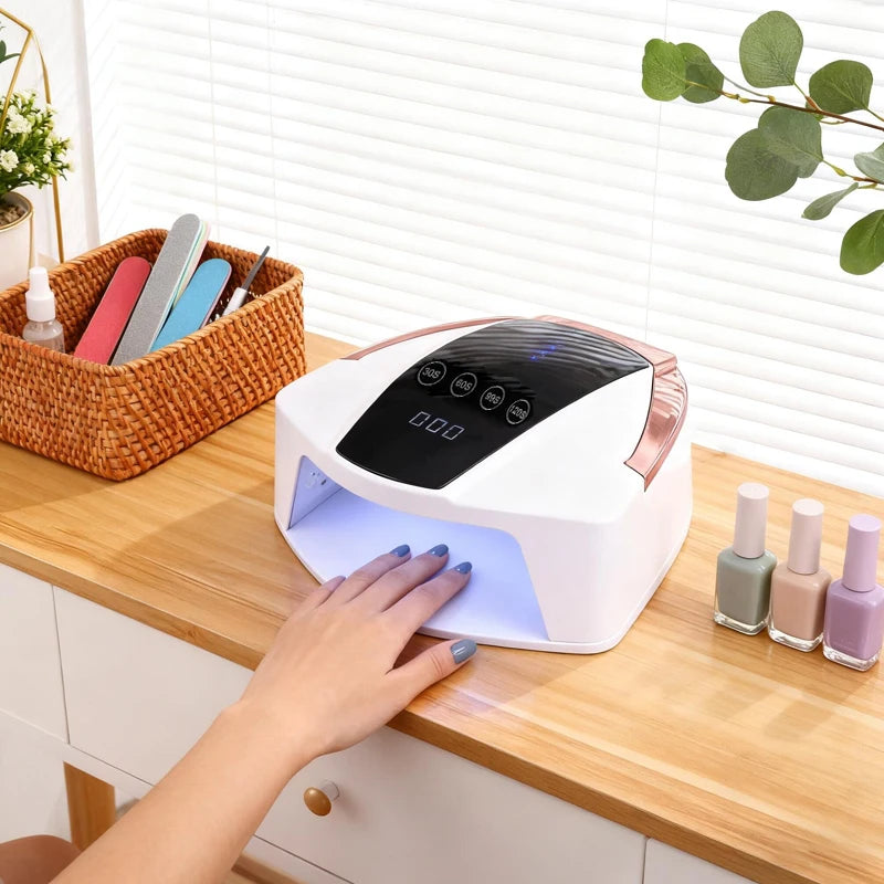 CometNails Direct Supply 96W High-power Nail Quick-drying Sun Gel Led Nail Lamp Rechargeable Cordless UV Nail Dryer