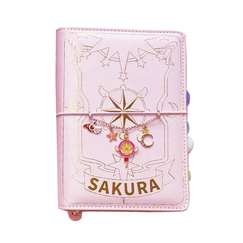 Creative Magical Series School Student Girls 6 Rings Binder Refillable Loos-leaf Spiral DIY Notebooks Set Stationery Supplies MegaBDM