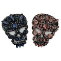 Heavy Hand-made Beaded Crystal Sew-on Skull Head Garment Patch DIY Accessories Shoes Jewelry Decoration Clothing Patches