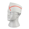 Disposable Adjustable Unisex Striped Paper Chef Hat 80 Gsm for Party & Outdoor Use