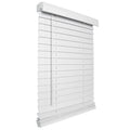 Electric Horizontal 50mm Slats PVC Cordless Faux Wood Modern Built-In Plain Venetian Blinds for Window
