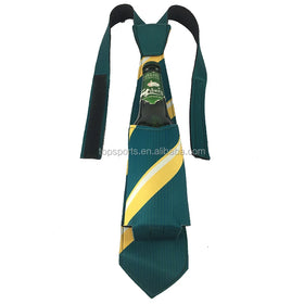 12-16oz Neoprene Necktie Can Cooler Tie Beer Bottle Holder with Pocket Father's Day Promotional Gift Cooler Bags