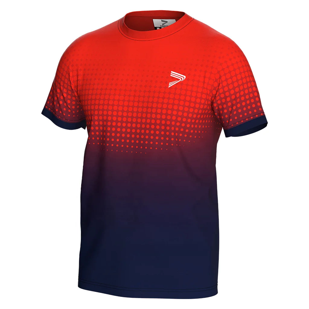 Custom Design Men Sports Wear 100 Polyester Cut and Sew Sublimation Wrestling Team t Shirts