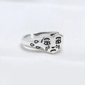 New Trendy Creative Cry Face Rings Resizable Gifts Ring for Women