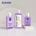 2025 Luxury 250ml 350ml 500ml Plastic PE Shampoo and Conditioner Bottles Wholesale Empty White Shower Gel Bottles Packaging