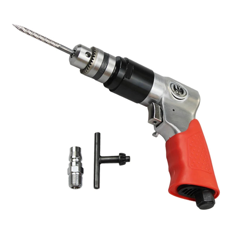 High-quality Aluminum Alloy Handheld Reversible Air Drill 3/8" for Tire Drilling Carton Packed OEM Available