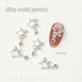 Kawaii Star Shape Metal 3D Nail Art Rhinestone Charms Crystal Decoration