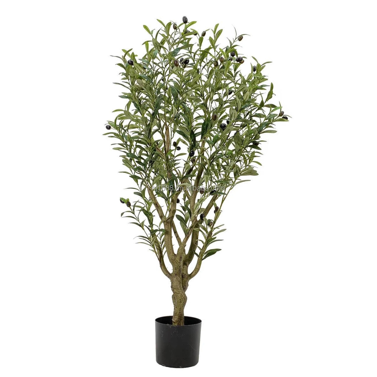 Factory Direct Supply 130CM High Simulation Silk Leaf Fake House Plants Lifelike Artificial Best Olive Tree for Indoor Decor