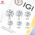 Redleaf IGI  Certificate Loose Lab Diamond 0.3CT 0.5CT 1CT 1.5CT 2CT 3CT 4CT 5CT D Color VVS VS HPHT CVD Lab Grown Diamond
