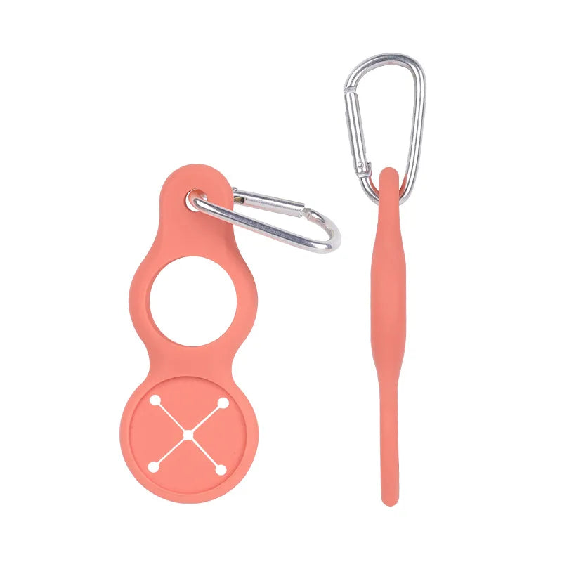 Convenient Silicone Buckle Dog Poop Bag Holder Colorful Accessory with Waste Bag Carrier Household Sundries Leash Dispenser