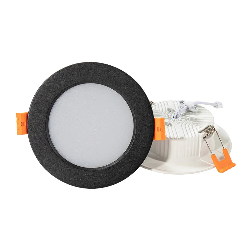 Modern 80 SMD2835 LED Downlight Ceiling Recessed Slim Panel Light for Home & Store 7W 9W 12W 18W 24W 30W Aluminum