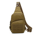 GAF Nylon Waterproof Custom Crossbody Tactical Men's Sling Bags Zipper Hasp Closure Soft Handle Shoulder Strap 21L Softback MegaBDM