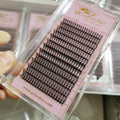 New Arrive Matte Black Individual Comic Tower Tips Super Soft Eyelash Extension Fluffy Soft Comic Spire Eyelash Extension