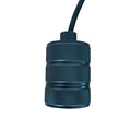 Vintage Style Aluminium Alloy Pendant Light Bulb Holder E27/E26 Edison Screw Lamp Socket 110-240V Polished Copper Finish QINGYU