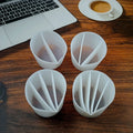 Early Riser DIY 2/3/4/5 Cavity Silicone Paint Resin Pouring Split Cup Reusable Fluid Art Pour Mug for Fluid Art Acrylic Paint