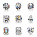 GIGAJEWE White D Color Round and Fancy Cut Loose Moissanite Vvs1 Clarity Synthetic Gemstone Wholesale with GRA Certificate