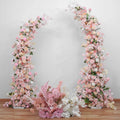 L-HOA002 Wholesale Horn Arch Flower Wedding Arch Horn with Flower Artificial Flower Horn Arch Arrangement for Event Decoration