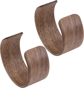 Wooden Cup Sleeve Heat Resistant for Coffee Reusable Walnut Wood Mugs Sleeves Insulated Drink Holder for Hot Cold Beverages