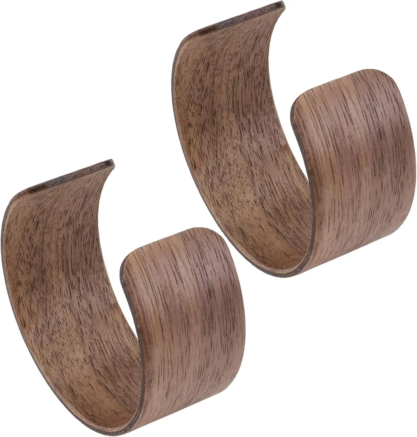 Wooden Cup Sleeve Heat Resistant for Coffee Reusable Walnut Wood Mugs Sleeves Insulated Drink Holder for Hot Cold Beverages