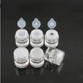 3g Empty Loose Powder Bottle Clear Crystal Bottom Cosmetic Packaging Refillable Loose Eye Shadow Nail Glitter Bottle