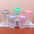 Customized 500ml Mini Portable Plastic Shaker Water Bottle Gym Protein Bottles Print Logo Sport Plastic Cups BPA Free Promotion