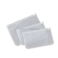 Hot Selling Transparent Pockets Filing Bags 6 Holes Binder Zipper Folders Loose Leaf Pouch Bag for A6 6-ring Notebook