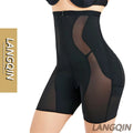Langqin Colombianas Shapermint Tummy Control Panty Shapewear Bodysuit with Zipper and Hooks Thin Breathable Firm Control Girdle