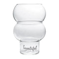 520ml Gourd Shaped Glass Cup Heat Resistance Glass Mug