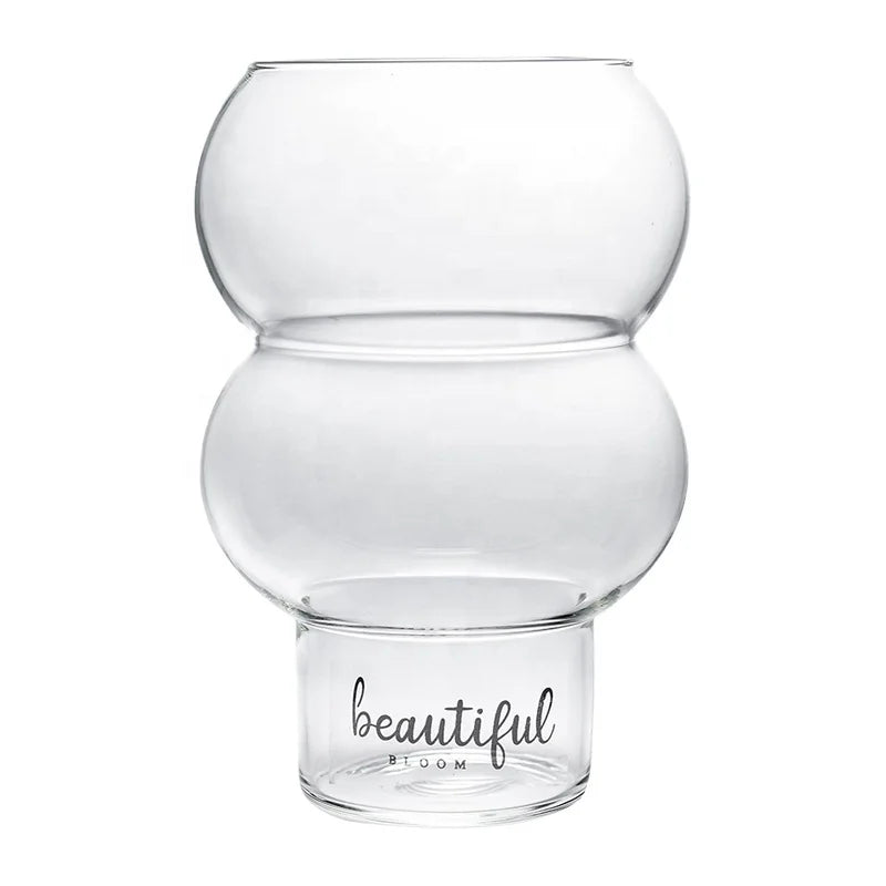 520ml Gourd Shaped Glass Cup Heat Resistance Glass Mug