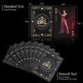 WJPC Cool Black Dragon Premium PVC Material Elastic 54 Poker Cards Waterproof Deck of Cards in Stock Plastic Playing Cards