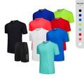 Summer Running Sports T-shirt Shorts Suit Cheap Men's Polyester Sportswear