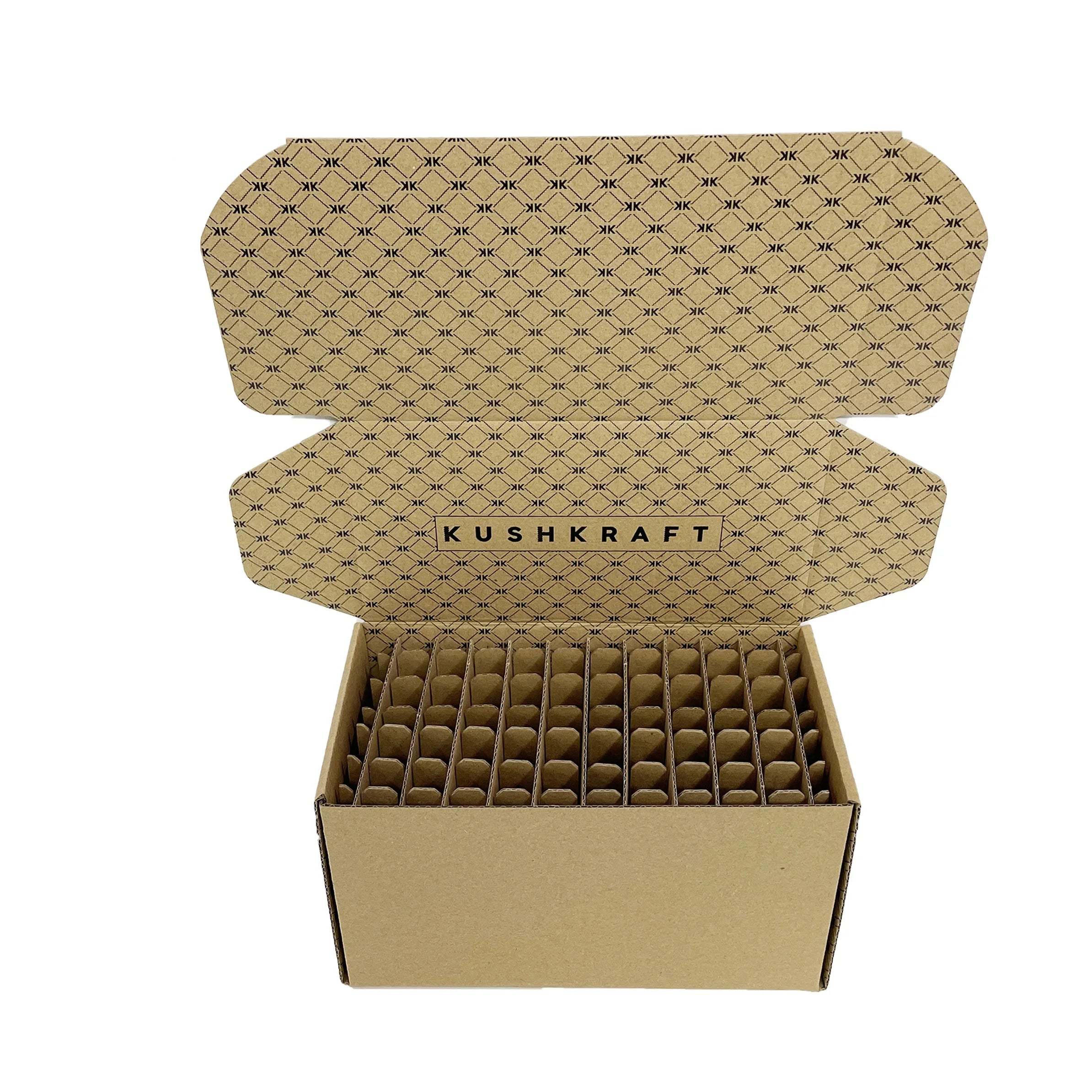 Custom Printed Corrugated Shipping Mailer Box 2mm Divider Cardboard Insert for Energy Drinks Beer Juice Storage (Recyclable)