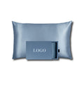 Luxury 100% Mulberry Silk Pillowcase Healthy Non-Toxic Soft with Custom Embroidery King Size for Sleeping Comes with Gift Box