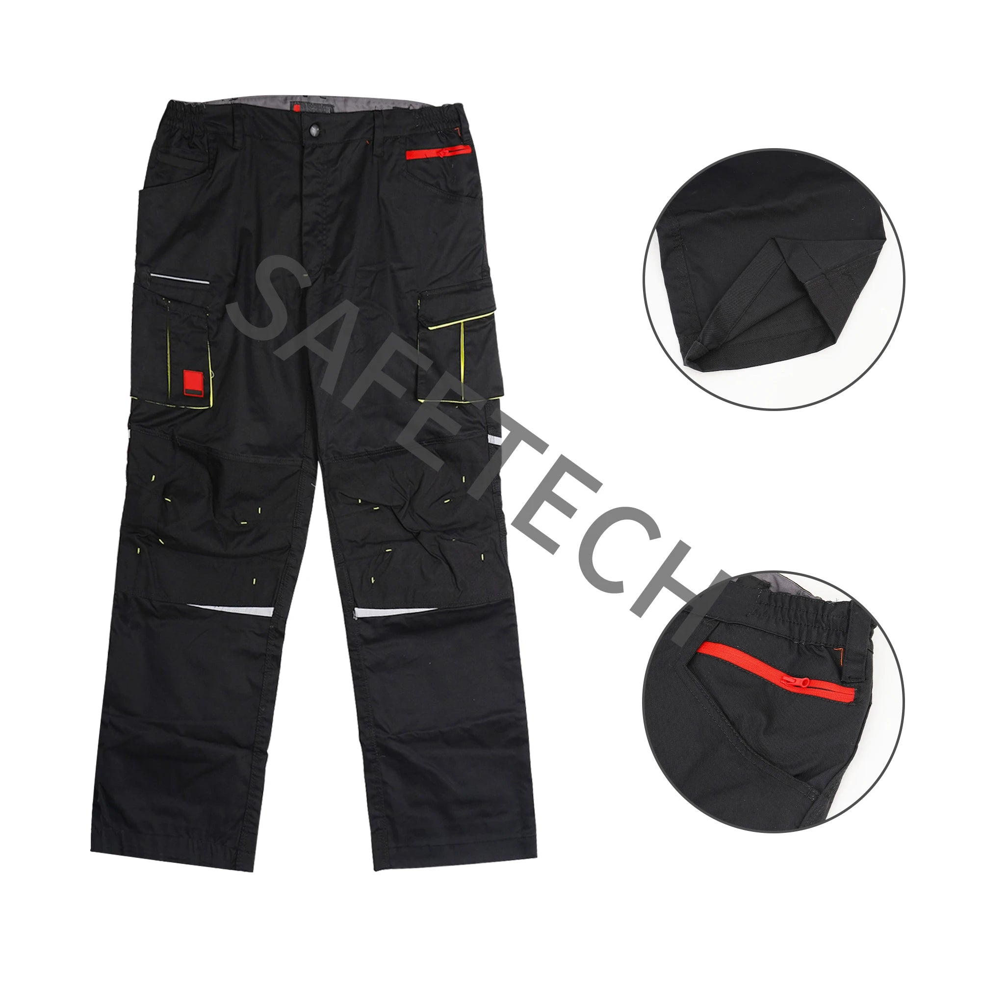 Hot Selling Mens Casual Multi Pockets Large Size Pants Work Pants Trousers