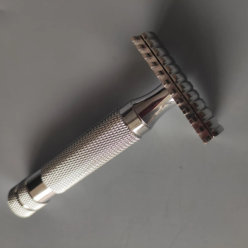 DISHI Razor Set Metal Razor Handle Reusable Double Edge Safety Razor Maquina De Afeitar