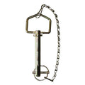 Single Hole Clevis Pins Carbon Steel Galvanized Flat Head Link Hinge Pin with Hole Location Pins