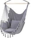 MINGCHAN Quality Hanging Rope Swinging Outdoor Indoor Hanging Chair Macrame Swing Rope Round Hammock Chair