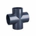 China Hot Sale DN15 to DN32 Upvc Cross 1/2 to 1-1/4inch Upvc Cross Fitting price