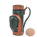 PU Leather Portable Cigar Holder Travel Bag Moisture Pack With Humidifier Cigar Knife Golf Cigar Bag