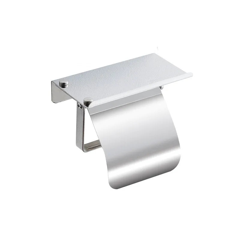 Stainless Steel Toilet & Kitchen Towel Paper Roll Towel Plate Holder Modern Design 3-Year Warranty