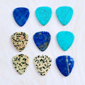 Huiying Fashion Custom Engraving Natural Stone Guitar Picks