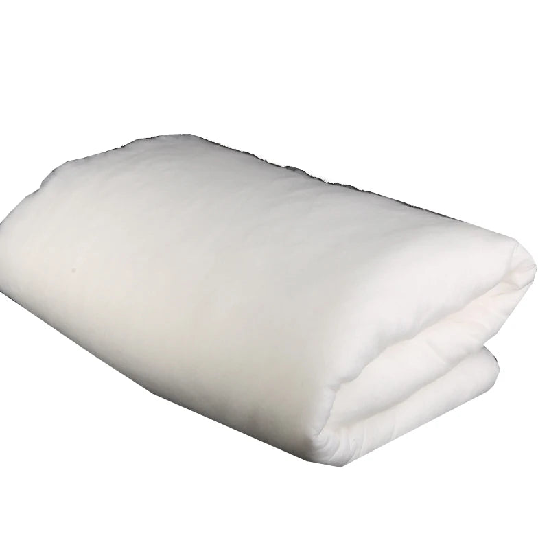 100% Natural Organic Cotton Wadding for Quilting Breathable Fusible Filling Material Customizable Thickness