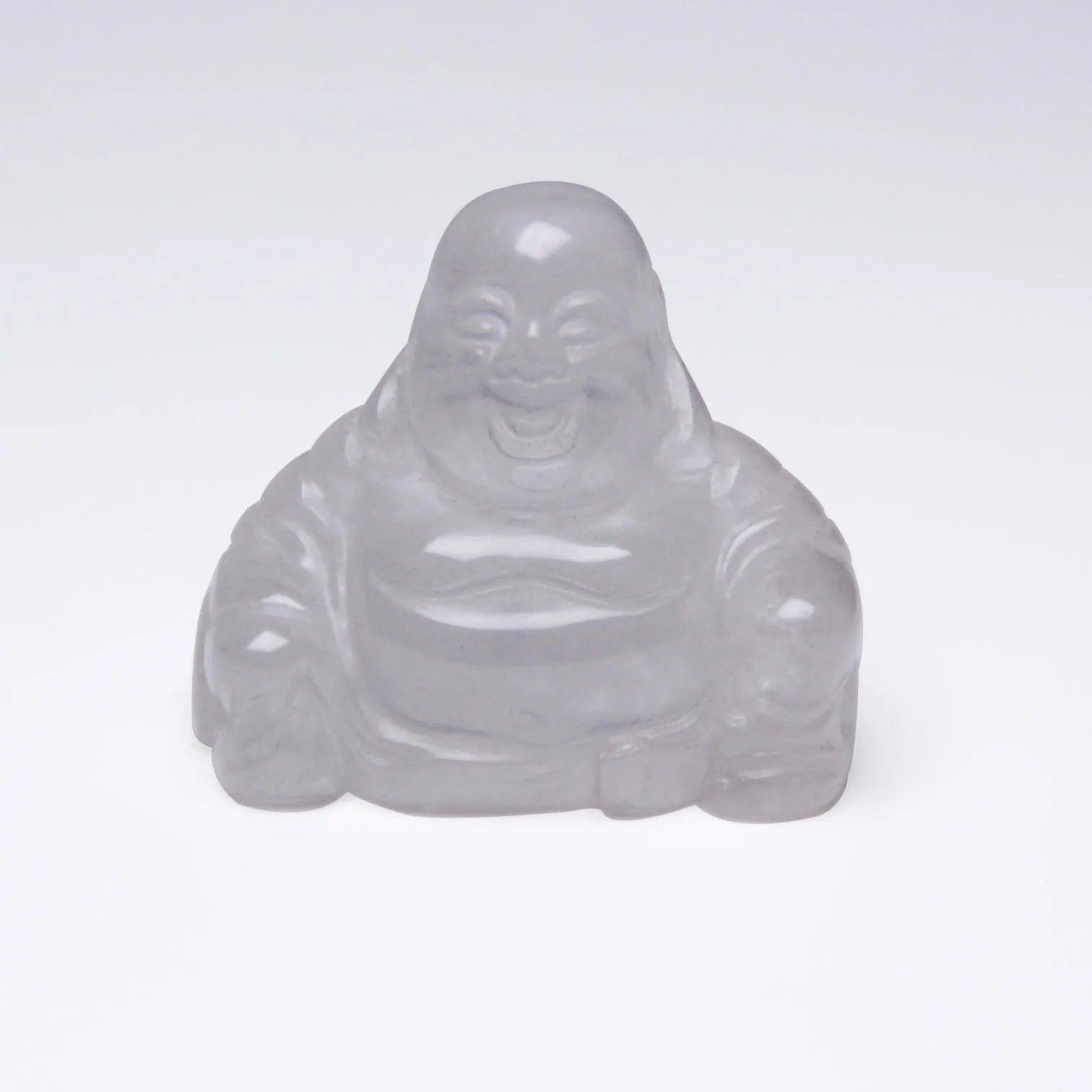 Hongzhuo Fashion Natural Crystal 7 Chakra Reiki Clear Quartz Energy Buddha Carving for Christmas Gifts Crafts