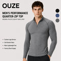 Custom logo Men Muscle Fitness Gym Tops Winter Fit Winter Warm Shirts Men's Fitness Workout Slim Wear Clothes