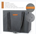 Extra Large Capacity Heavy Duty Grocery Shopping Bag  Picnic Bag Laundry Basket Perfect for Family Sized Shopping