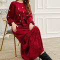 Zaynab Velvet Abaya Muslim Evening Dresses Long Sleeves Muslim Wedding Dress Abaya Women Muslim Dress Dubai Abaya